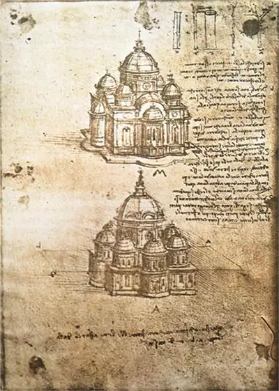 Studies for a Building on a Centralised Plan VI Leonardo da Vinci